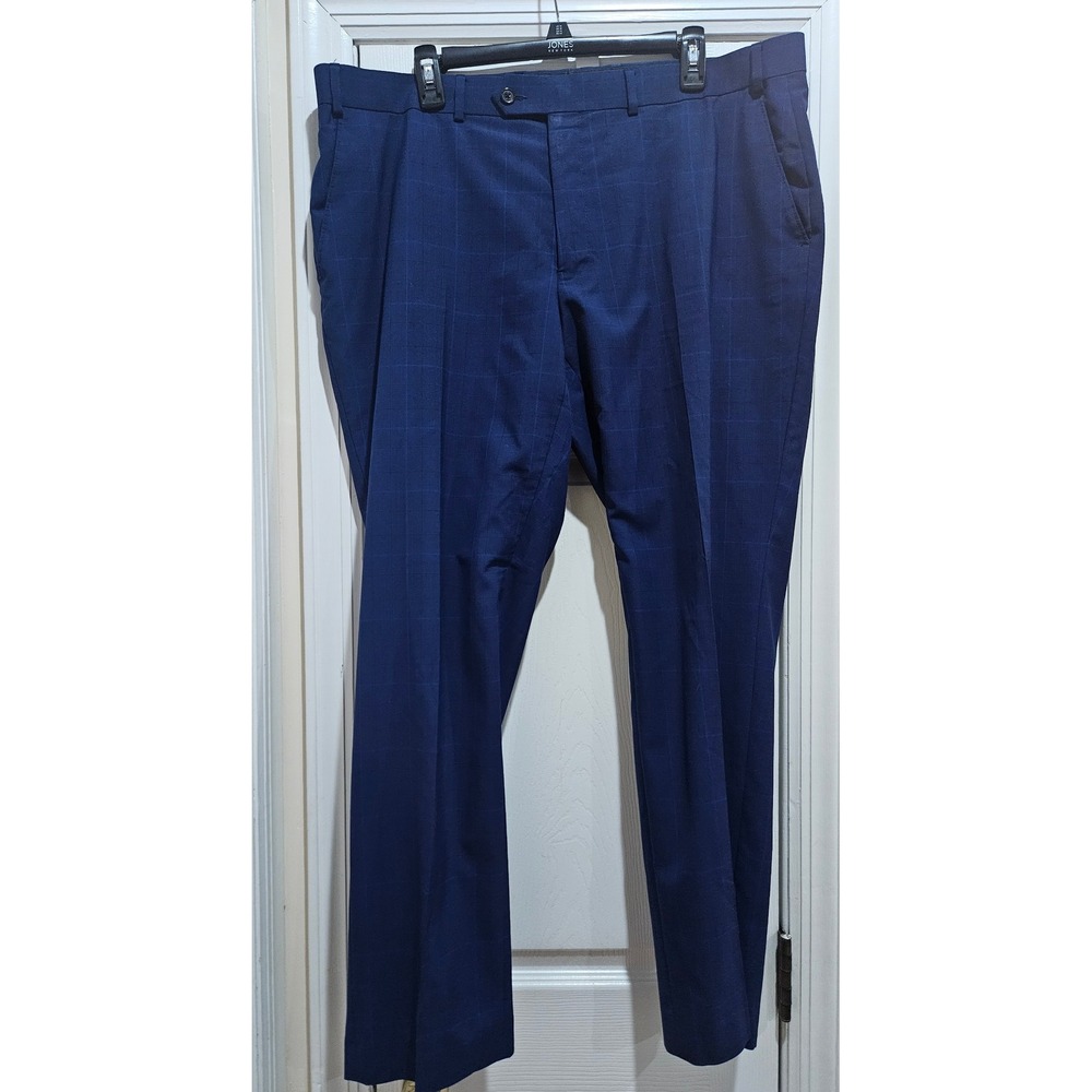 Lauren Ralph Lauren Blue Plaid Dress Pants Modern Fit Menswear - Picture 6 of 10